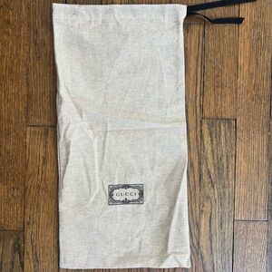 Gucci Beige Drawstring Dust Bag